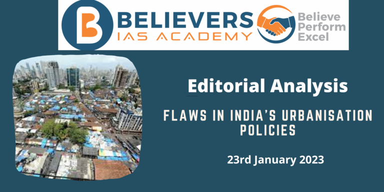 Flaws in India’s urbanisation policies