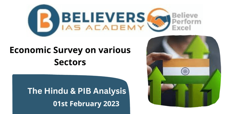 Economic Survey on various Sectors