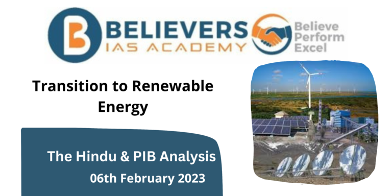Transition to Renewable Energy