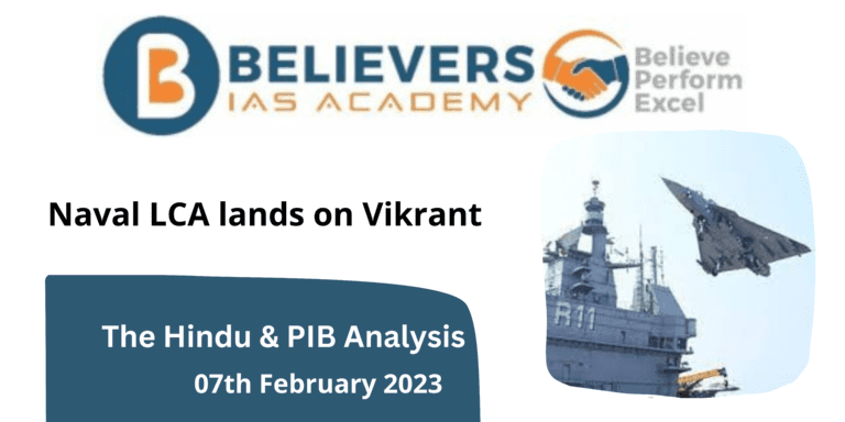 Naval LCA lands on Vikrant