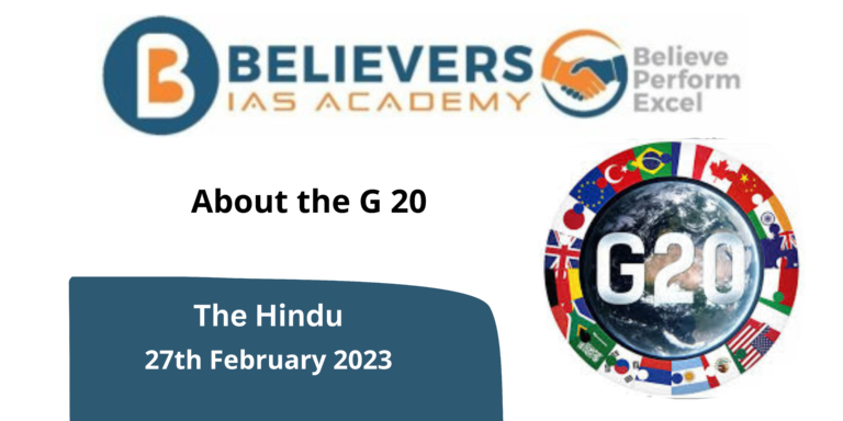 About the G 20