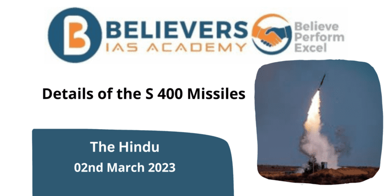 Details of the S 400 Missiles