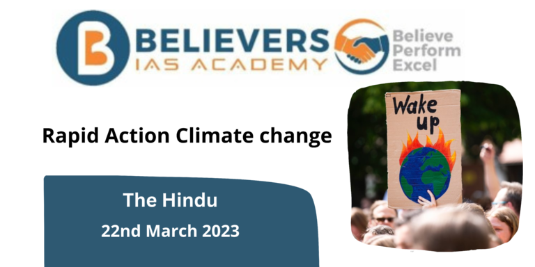 Rapid Action Climate change