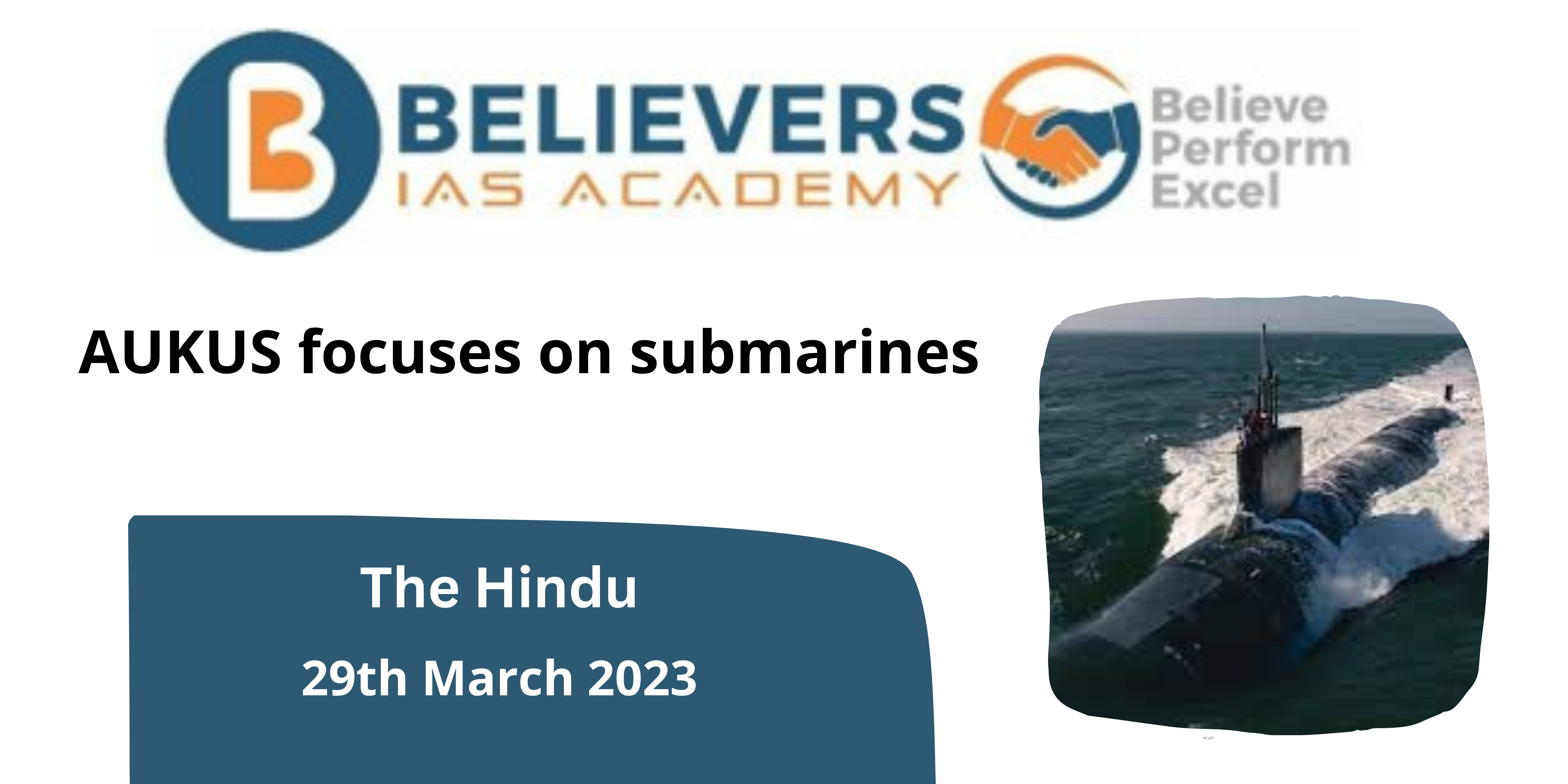 AUKUS focuses on submarines