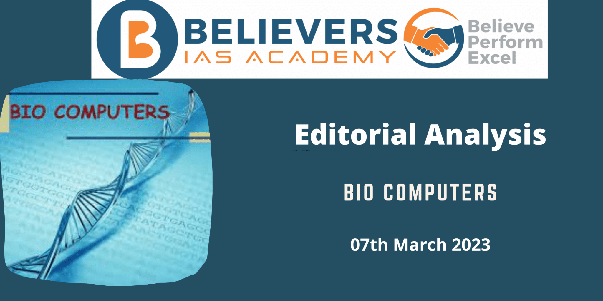 BIO COMPUTERS - Believers IAS Academy