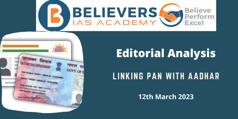 LINKING PAN WITH AADHAR