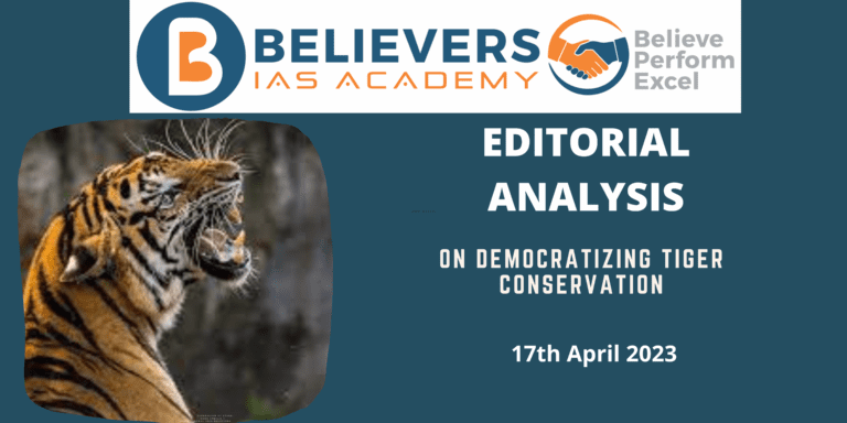 On Democratizing Tiger Conservation