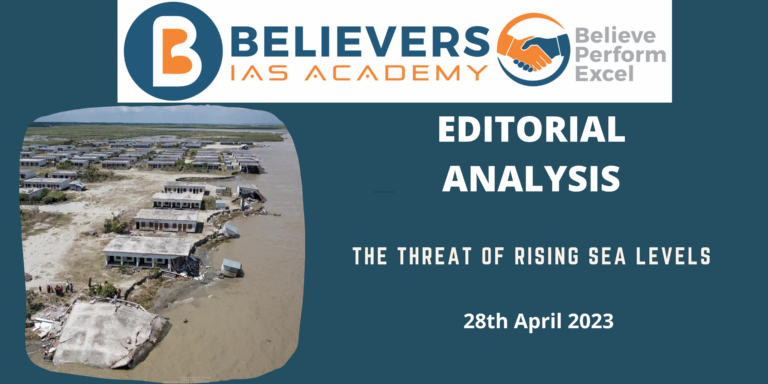 The Threat Of Rising Sea Levels
