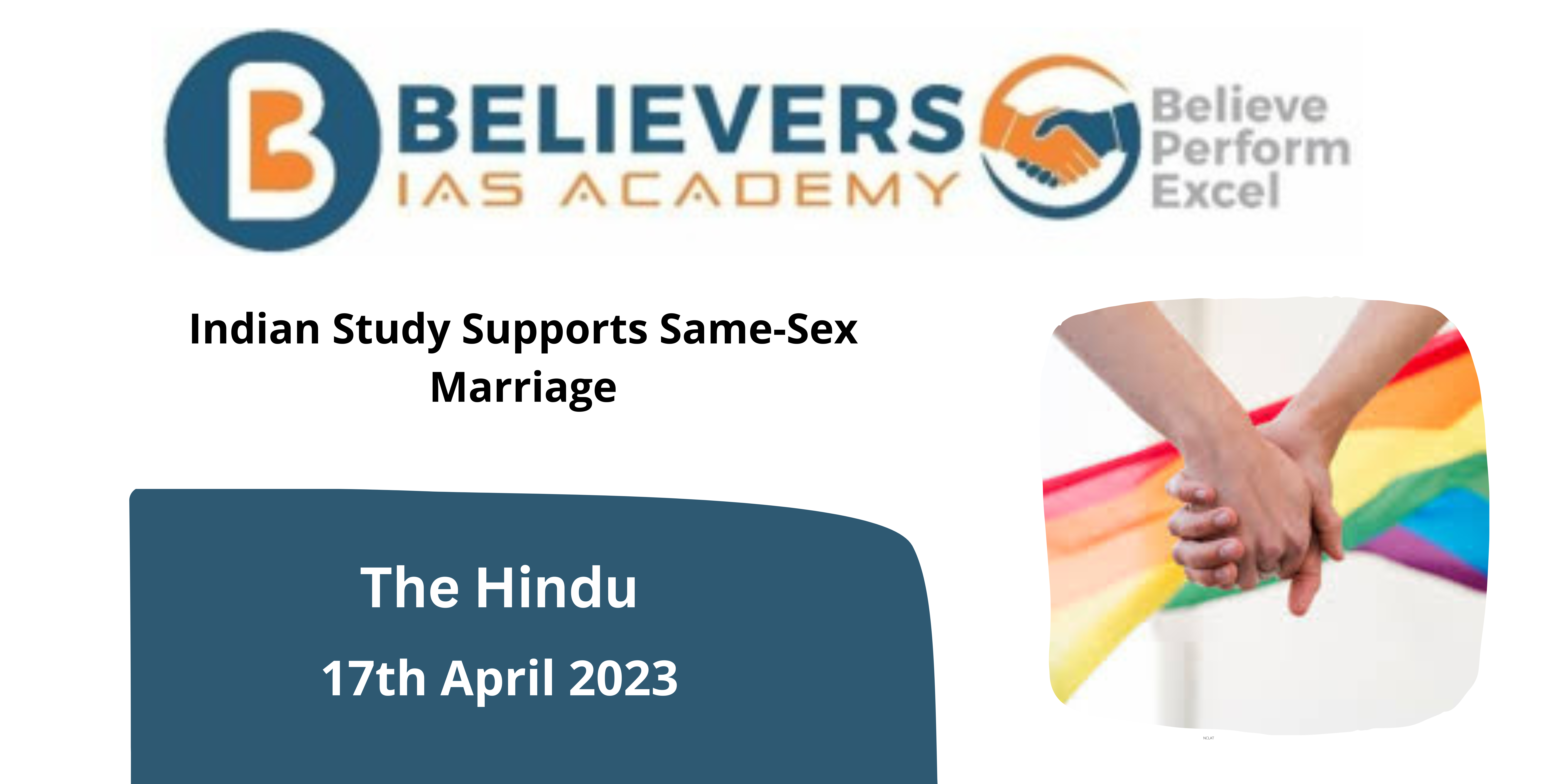 Indian Study Supports Same-Sex Marriage