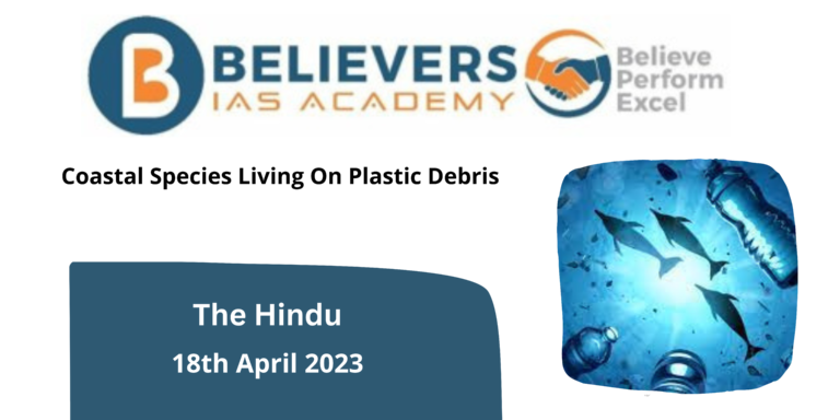 Coastal Species Living On Plastic Debris
