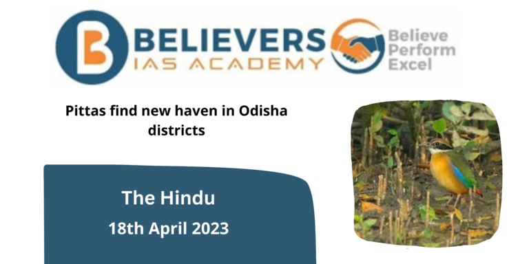 Pittas find new haven in Odisha districts