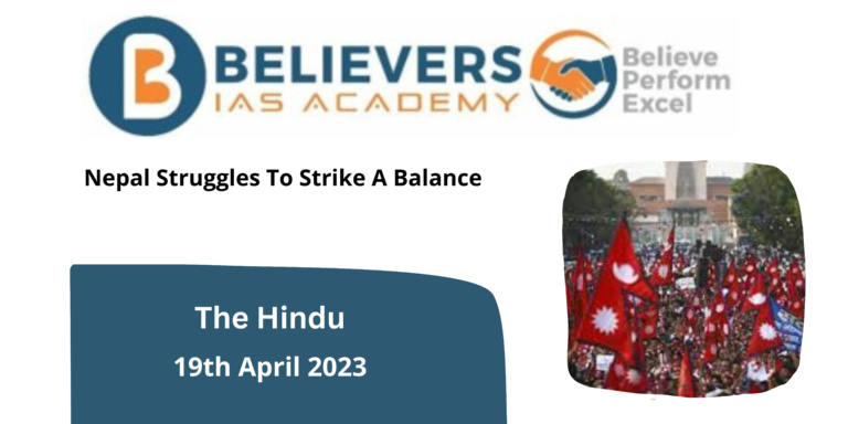 Nepal Struggles To Strike A Balance