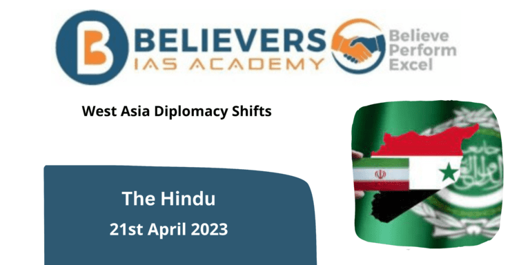 West Asia Diplomacy Shifts