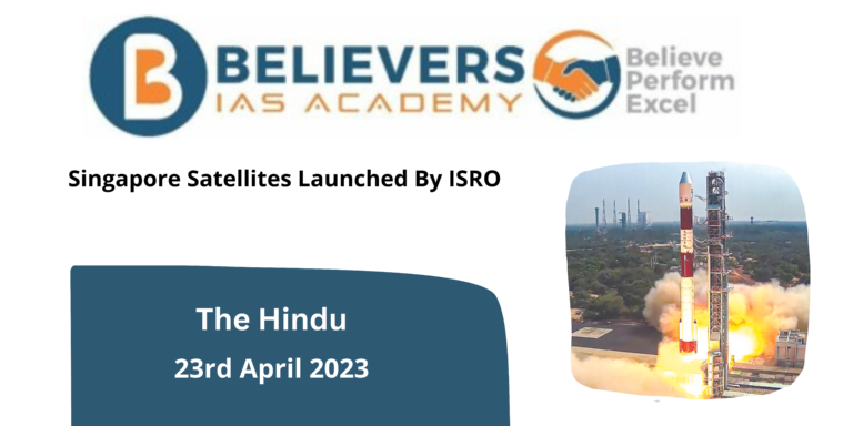 Singapore Satellites Launched By ISRO