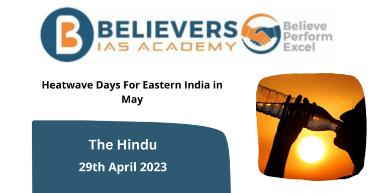 Heatwave Days For Eastern India in May