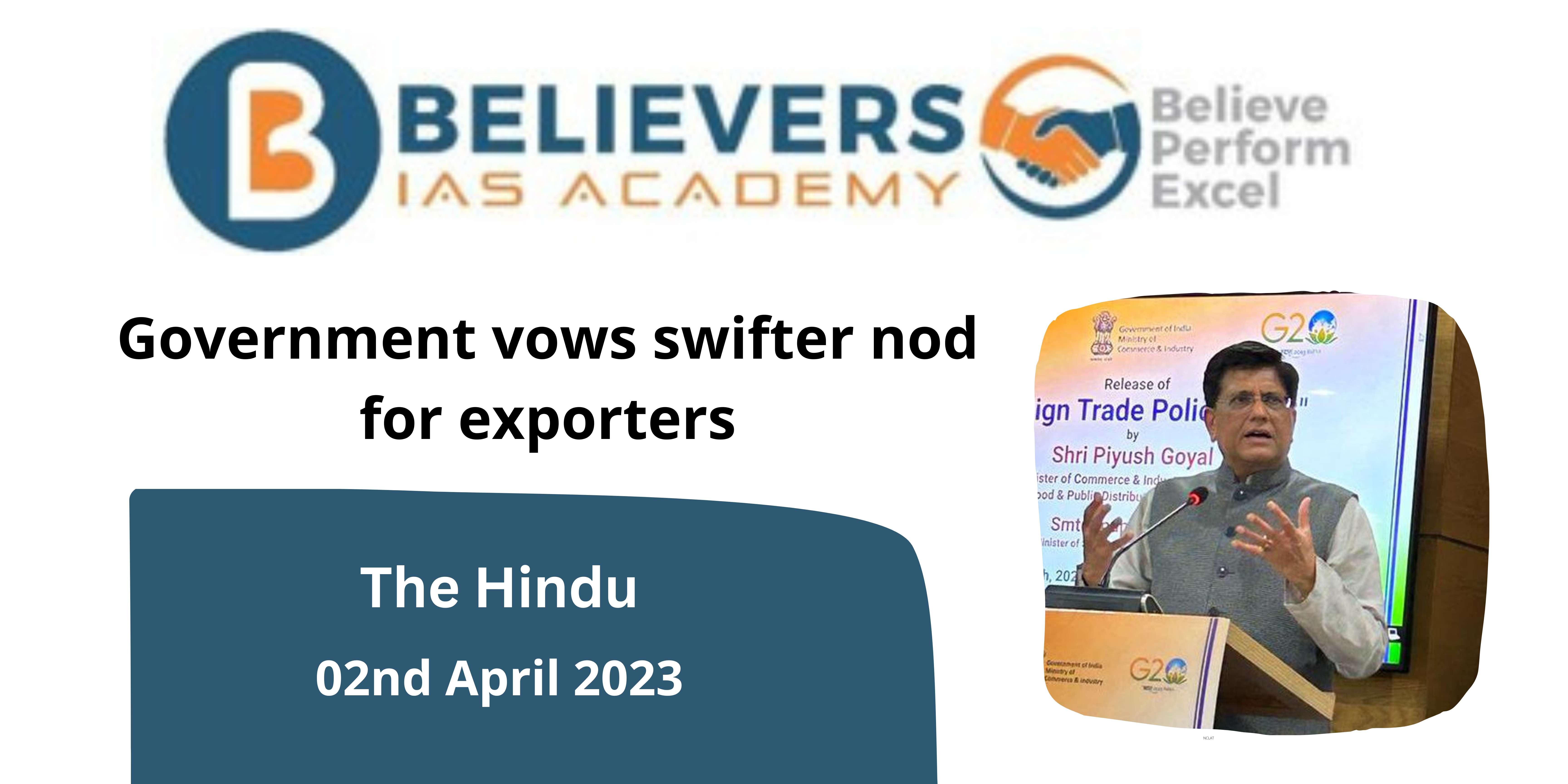 Government vows swifter nod for exporters