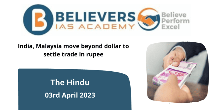 India, Malaysia move beyond dollar to settle trade in rupee