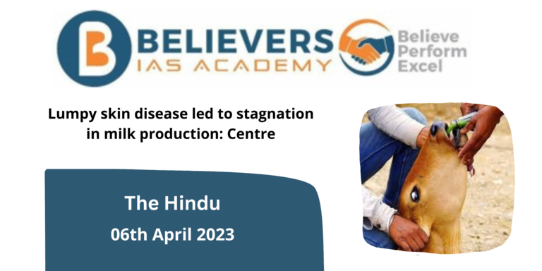 Lumpy skin disease led to stagnation in milk production: Centre