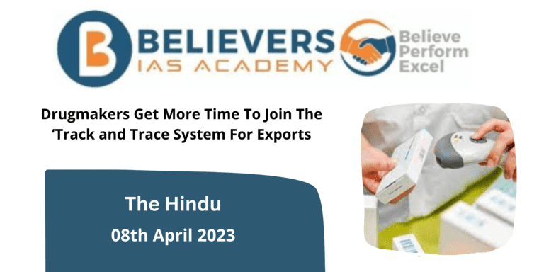 Drugmakers Get More Time To Join The ‘Track and Trace System For Exports