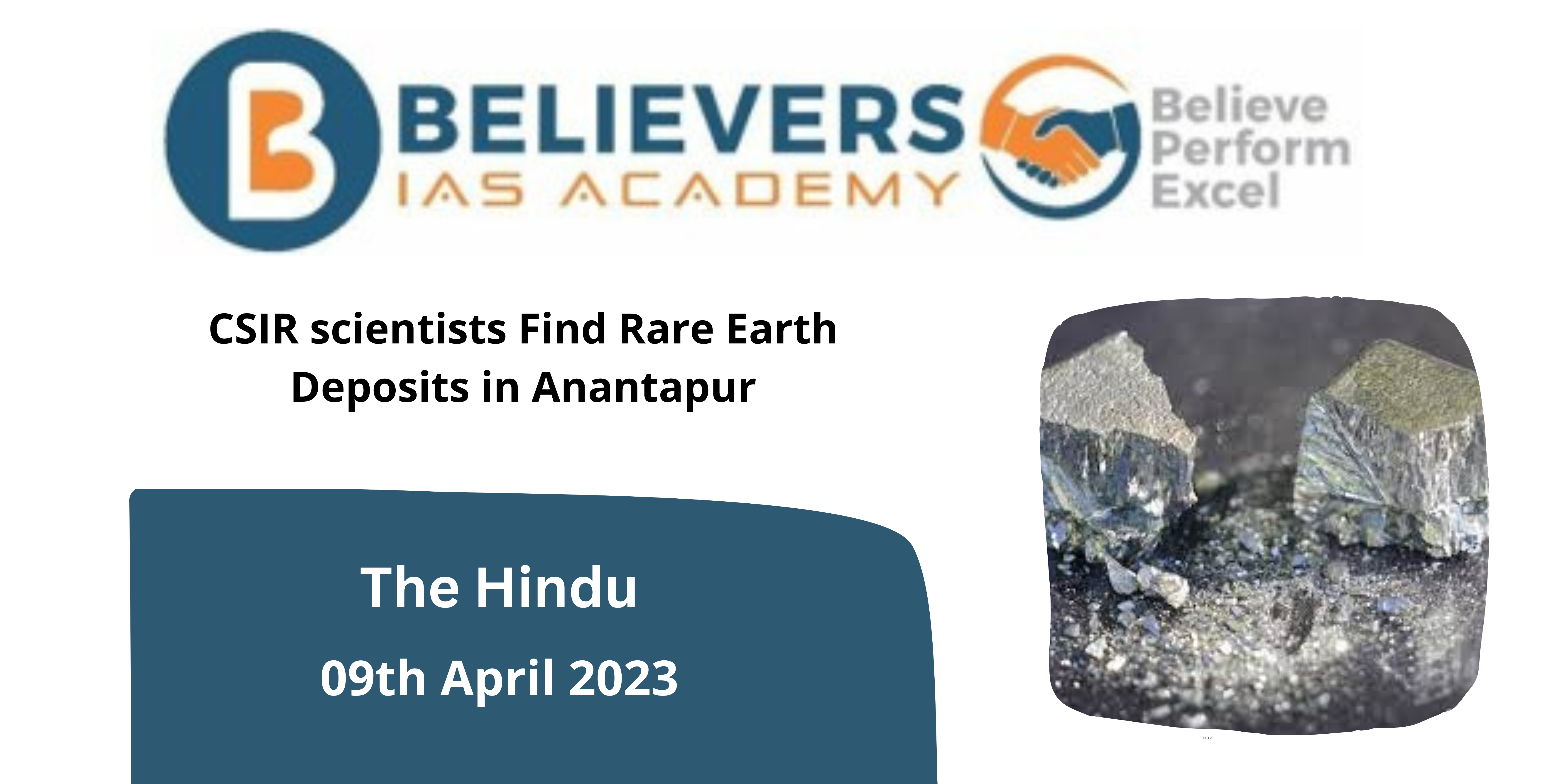 CSIR scientists Find Rare Earth Deposits in Anantapur
