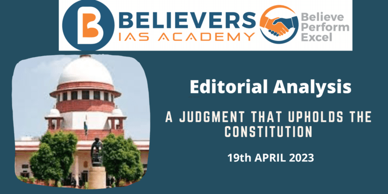 Upholding the Constitution: A Landmark Judgment