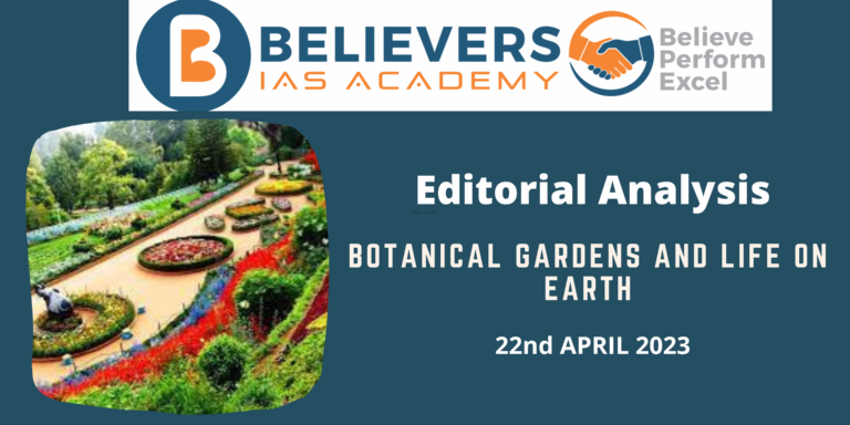 Botanical Gardens And Life on Earth