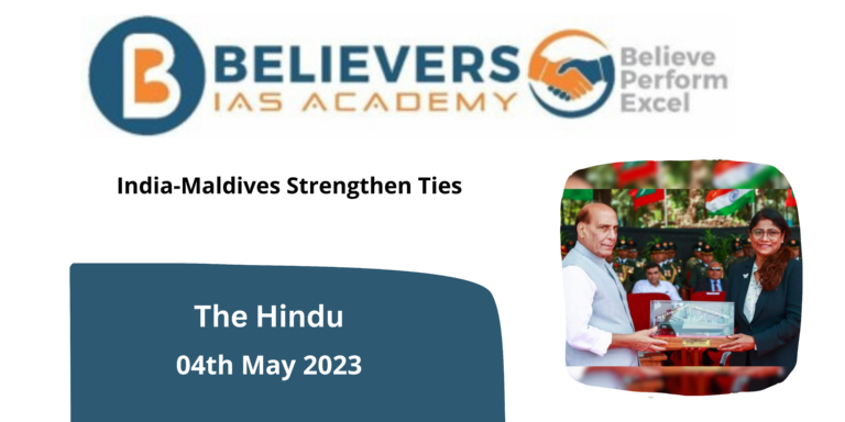 India-Maldives Strengthen Ties