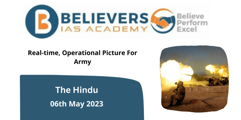 Real-time, Operational Picture For Army