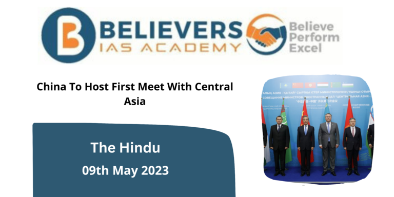 China To Host First Meet With Central Asia