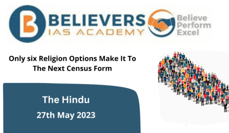 Only six Religion Options Make It To The Next Census Form