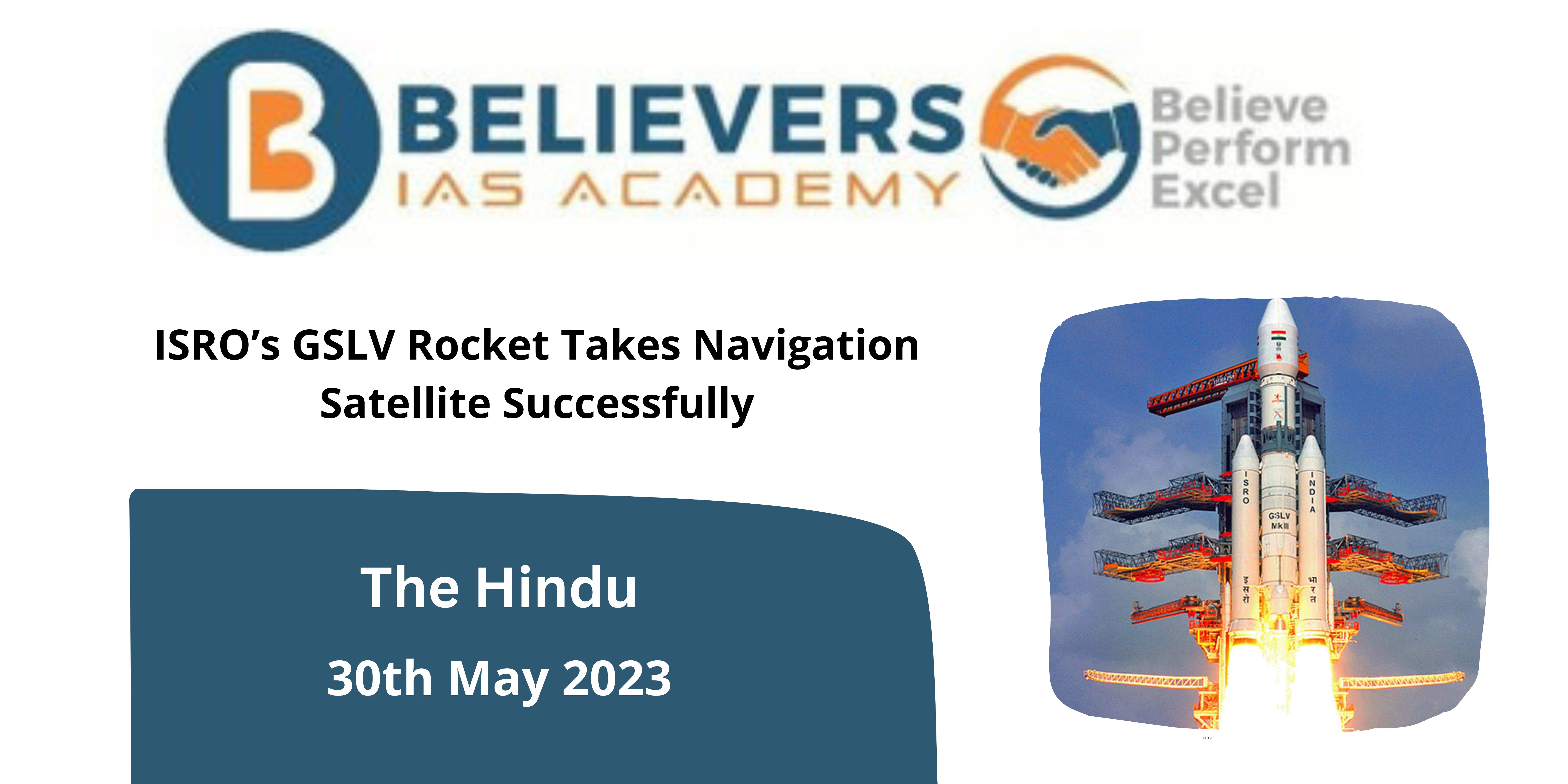 ISRO’s GSLV Rocket Takes Navigation Satellite Successfully