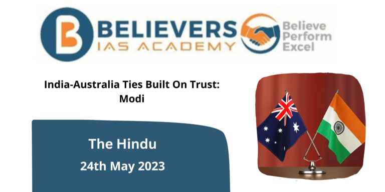 India-Australia Ties Built On Trust: Modi