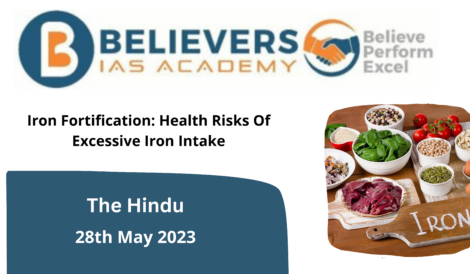 Iron Fortification: Health Risks Of Excessive Iron Intake