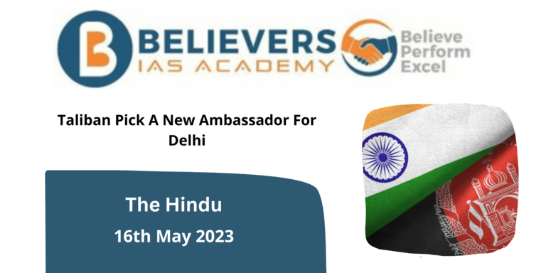 Taliban Pick A New Ambassador For Delhi