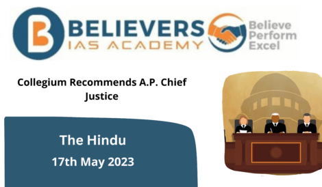 Collegium Recommends Andhra Pradesh Chief Justice