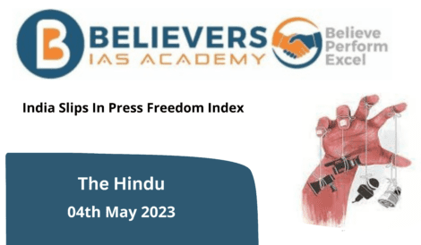 India Slips In Press Freedom Index