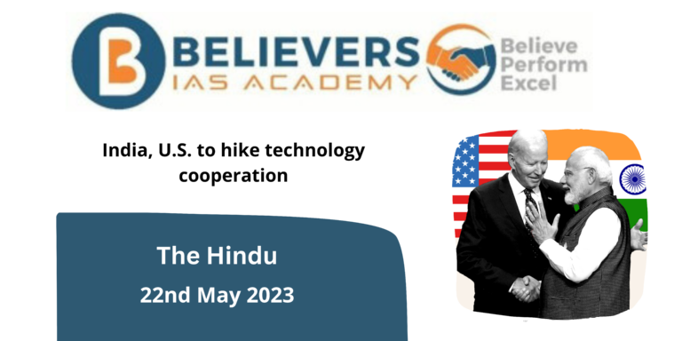 India, U.S. To Hike Technology Cooperation