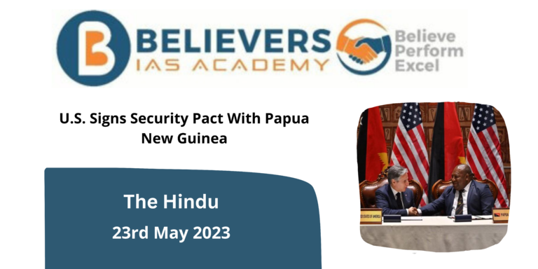 U.S. Signs Security Pact With Papua New Guinea