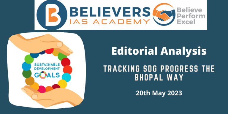 Tracking SDG Progress The Bhopal Way