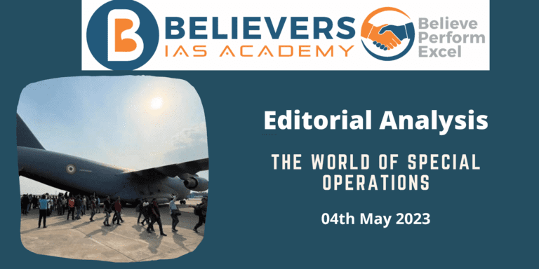 The World Of Special Operations