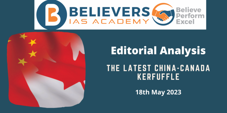 The Latest China-Canada Kerfuffle