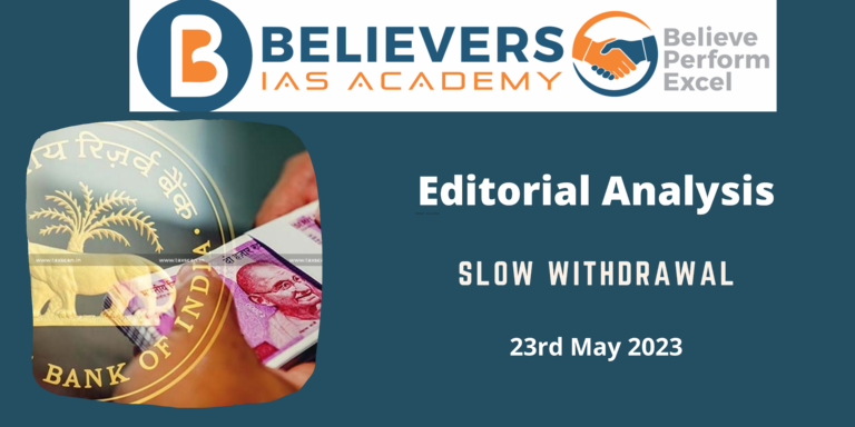 Slow Withdrawal