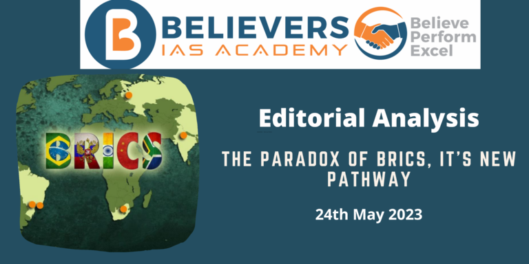 The Paradox Of BRICS, It's New Pathway