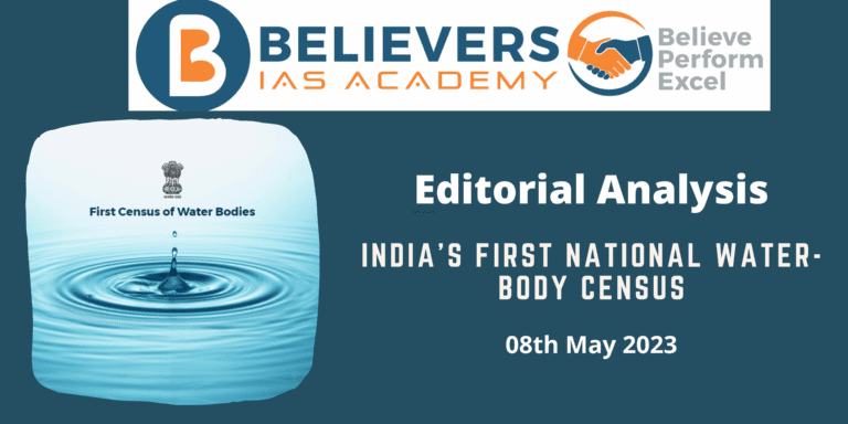 India’s First National Water-Body Census