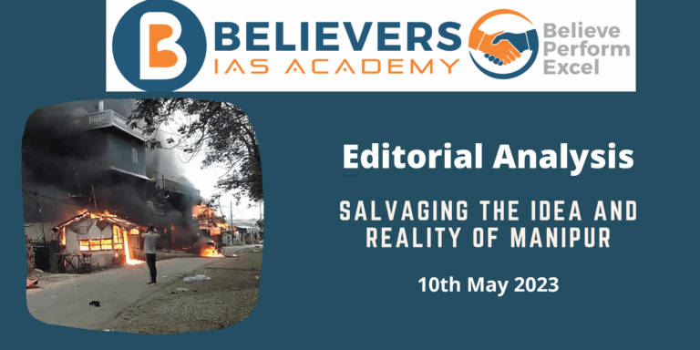 Salvaging The Idea And Reality Of Manipur