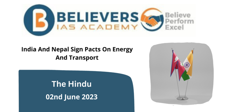India and Nepal sign pacts on energy and transport