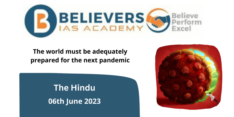 The world must be adequately prepared for the next pandemic