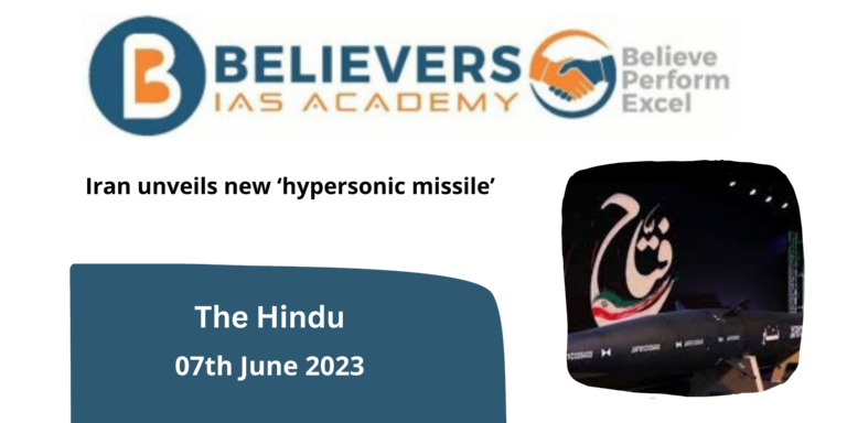 Iran unveils new ‘hypersonic missile’