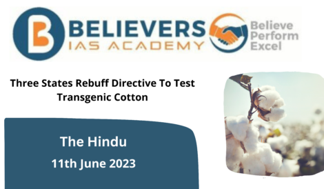Three States Rebuff Directive To Test Transgenic Cotton