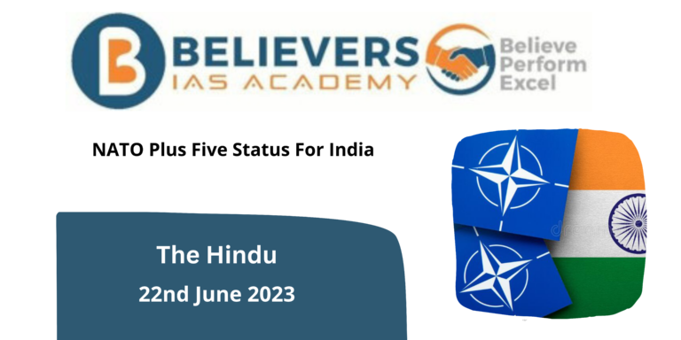 NATO Plus Five Status For India